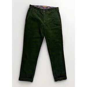 Polo Ralph Lauren Rugby Corduroy Pants Size 32 Mens Preppy Green Chino